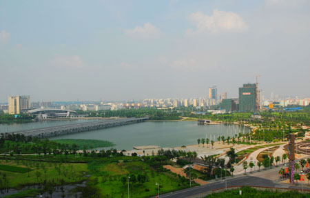 揚州人工湖北岸綠化工程